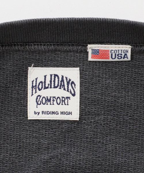 JOURNAL STANDARD relume(ジャーナルスタンダード レリューム)の「《追加》【HOLIDAYS COMFORT】USAコットンインレイウラケプルオーバー(Tシャツ/カットソー・レディース・ブラック系その他/グレー/ブラウン/モスグリーン/パープル・FREE)」の18枚目の写真
