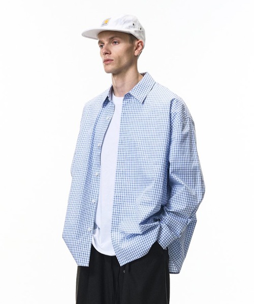 WSTWD_KUWAです。 3Dウエストタックチェックシャツ（シャツ/ブラウス）｜CORPUS TOKYO