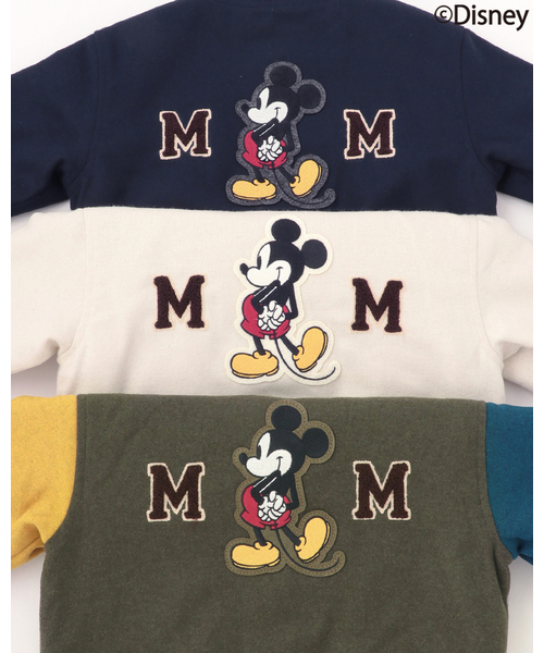 petit main（プティマイン）の「【Disney/リンク/洗える】スタジャン（スタジャン・キッズ・アイボリー/カラフル/ネイビー・130cm/100cm/90cm/120cm/110cm/80ｃｍ）」の19枚目の写真