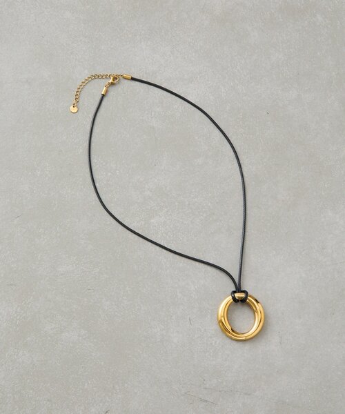 SHENERY(シーナリー)の「モチーフレザーネックレス(ネックレス・レディース・シルバー/ゴールド・FREE)」の2枚目の写真