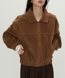 NUJOH（ヌゾ）の「Soft Suede Blouson Jacket / ソフトスエード ブルゾンジャケット（ブルゾン）」