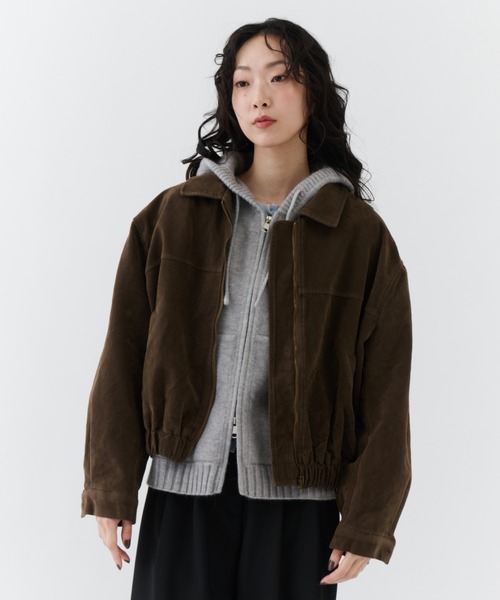 Soft Suede Blouson Jacket / ソフトスエード ブルゾンジャケット