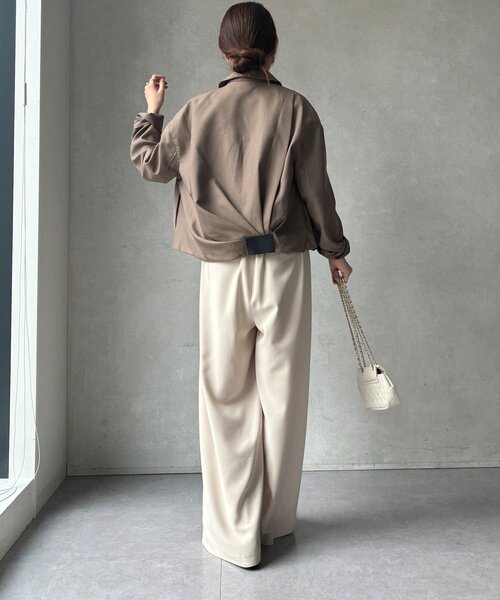 セール】【WEB限定】バックサイドタックバルーンブルゾン（その他