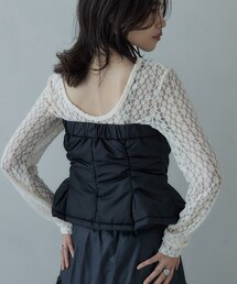GALLEST | バックカットアウトレースカットソー(Tシャツ/カットソー)