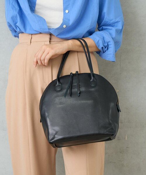 BIRTHDAY BAR（バースデイバー）の「LIGHT LEATHER BOSTON 軽量本革ボストンバッグ（ボストンバッグ・レディース・ブラック/ダークブラウン/キャメル・0）」の5枚目の写真