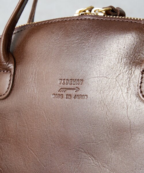 BIRTHDAY BAR（バースデイバー）の「LIGHT LEATHER BOSTON 軽量本革ボストンバッグ（ボストンバッグ・レディース・ブラック/ダークブラウン/キャメル・0）」の18枚目の写真