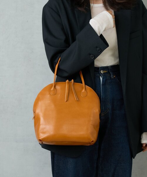 BIRTHDAY BAR（バースデイバー）の「LIGHT LEATHER BOSTON 軽量本革ボストンバッグ（ボストンバッグ・レディース・ブラック/ダークブラウン/キャメル・0）」の22枚目の写真