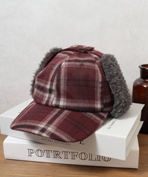 TESTIFY（テスティファイ）の「Check Fur Ear Cap（キャップ）」