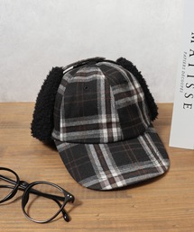 TESTIFY（テスティファイ）の「Check Fur Ear Cap（キャップ）」
