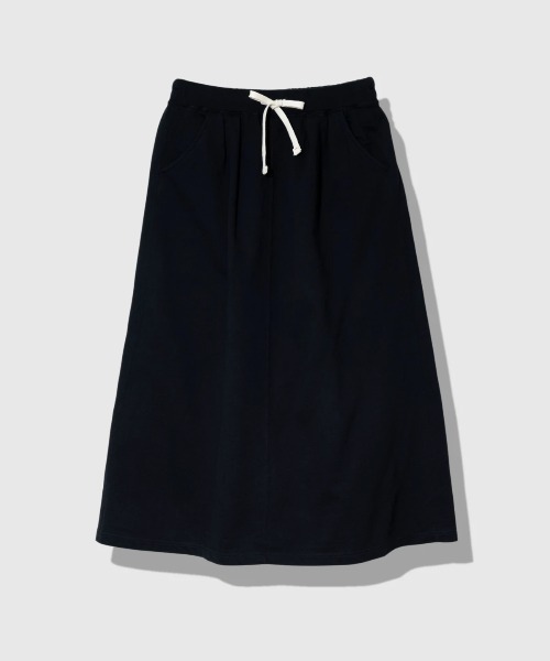 Good On(グッドオン)の「Good On/グッドオン SWEAT SKIRT(スカート・レディース・セージグリーン/ブルー系その他/ブラック系その他2・FREE)」の2枚目の写真