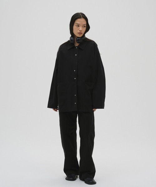 TODAYFUL（トゥデイフル）の「Boyfriend Cotton Pants（デニムパンツ・レディース・ブラック/ホワイト・36inch/38inch）」の3枚目の写真