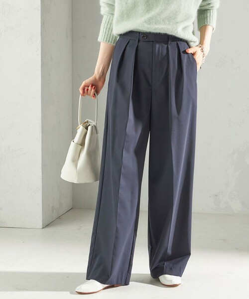 SHIPS（シップス）の「〈手洗い可能〉トロピカル タック パンツ