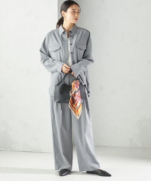 SHIPS（シップス）の「〈手洗い可能〉トロピカル タック パンツ