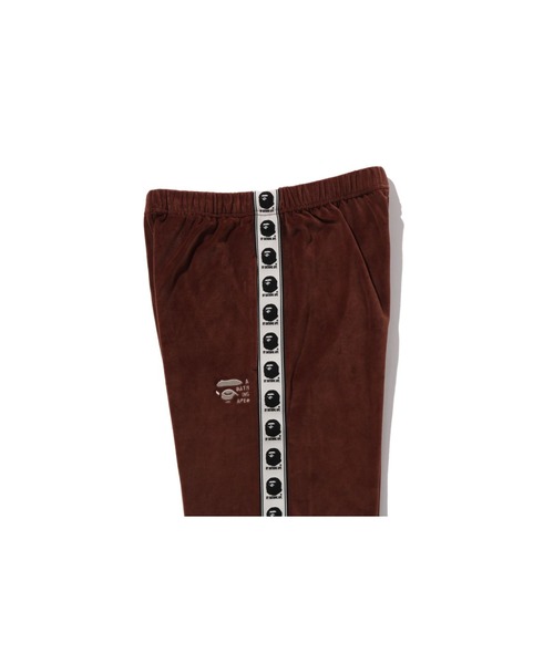A BATHING APE(アベイシングエイプ)の「VELOUR TRACK PANTS(その他パンツ・レディース・ブラウン・SMALL/MEDIUM)」の3枚目の写真