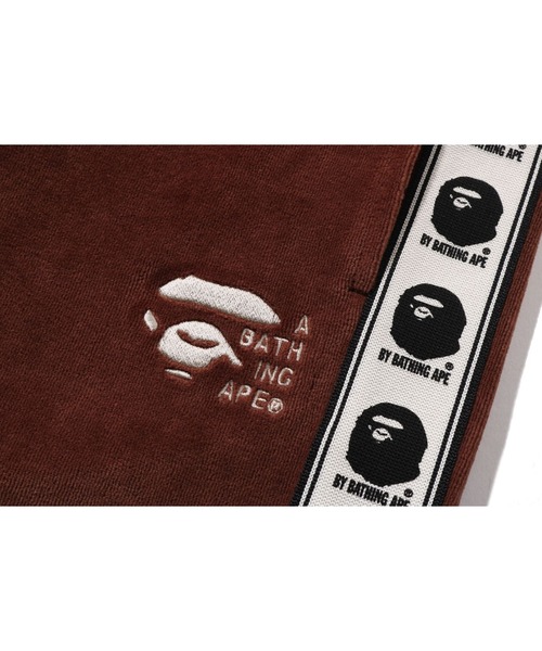 A BATHING APE(アベイシングエイプ)の「VELOUR TRACK PANTS(その他パンツ・レディース・ブラウン・SMALL/MEDIUM)」の4枚目の写真