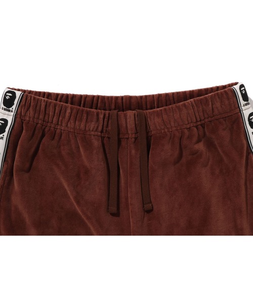 A BATHING APE(アベイシングエイプ)の「VELOUR TRACK PANTS(その他パンツ・レディース・ブラウン・SMALL/MEDIUM)」の5枚目の写真