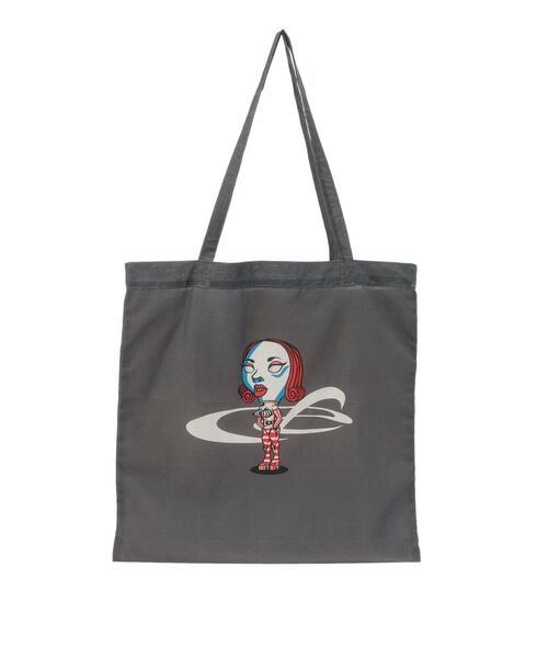 EMODA（エモダ）の「【野性爆弾 くっきー！× EMODA】SOFT TOTE BAG（トートバッグ・レディース・ブラック/グレー・FREE）」の8枚目の写真