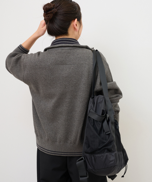 JOURNAL STANDARD relume（ジャーナルスタンダード　レリューム）の「ドライバーズジャケット（カーディガン/ボレロ・レディース・チャコールグレー/ネイビー・FREE）」の15枚目の写真