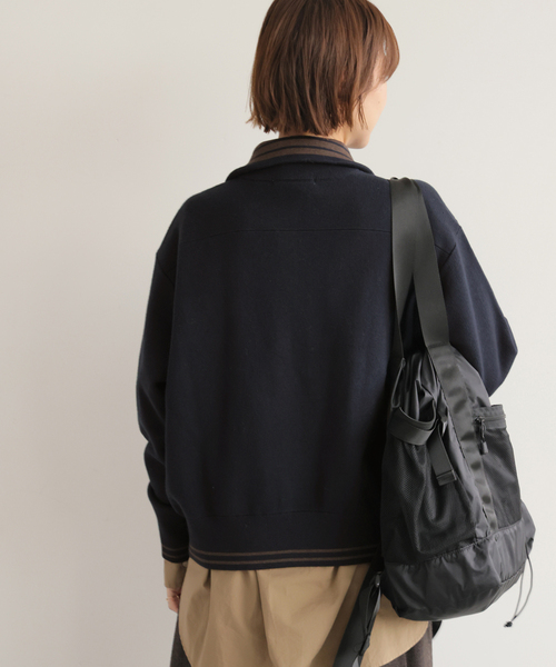 JOURNAL STANDARD relume（ジャーナルスタンダード　レリューム）の「ドライバーズジャケット（カーディガン/ボレロ・レディース・チャコールグレー/ネイビー・FREE）」の9枚目の写真