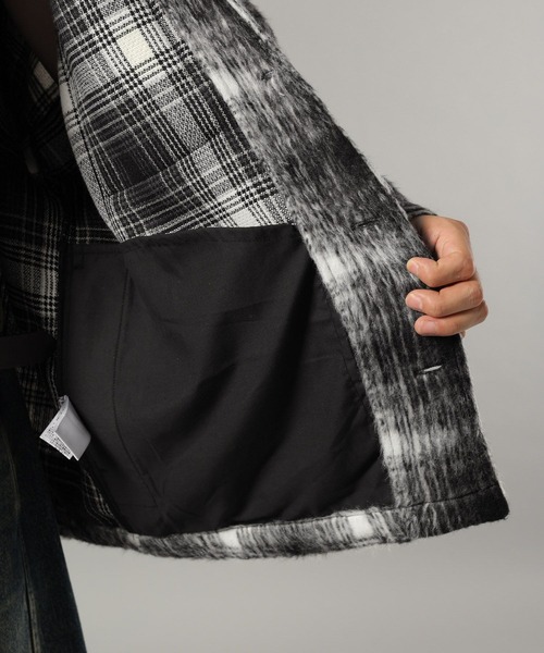 セール】SHAGGY CHECK CPO JACKET / シャギーチェックジャケット