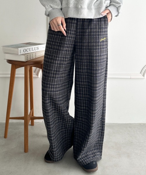セール】チェック柄ワイドパンツ（その他パンツ）｜wears（ウェアーズ