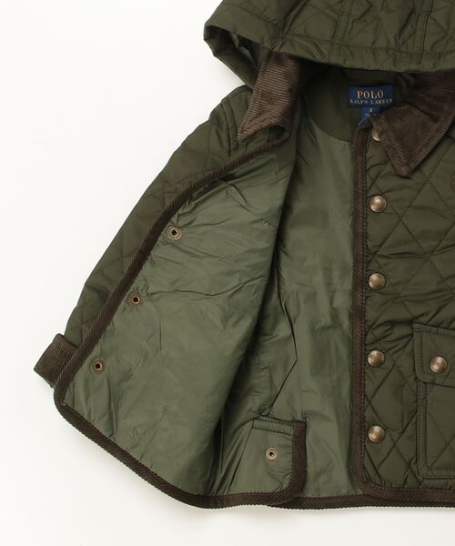 POLO RALPH LAUREN CHILDRENSWEAR(ポロ ラルフ ローレン チルドレンズウェア)の「フーデッド バーン ジャケット(その他アウター・キッズ・グリーン系1・6/7/3/4)」の6枚目の写真