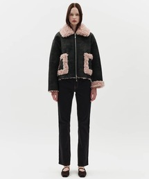 jakke｜ジャッキーのジャケット/アウター（フェイクファー）通販