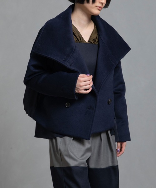 MARECHAL TERRE（マルシャルテル）の「スタンドダウンコート（ダウンジャケット/コート・レディース・キャメル/グレー/ブラック/ネイビー・MEDIUM）」の21枚目の写真