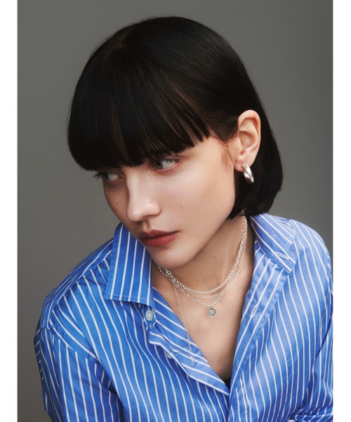 ＜quip queint＞tube フープピアス quip queint】tube hoop pierce/チューブ フープ ピアス（ピアス（両耳