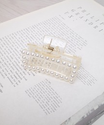ARCHIVER（アーカイバ）の「【RES】パールデザイン バンスクリップ（バレッタ/ヘアクリップ）」