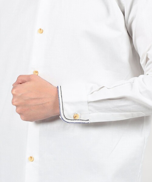 jupe by jackie（ジュップバイジャッキー）の「JUPE BY JACKIE エンブロイダリーシャツ（シャツ/ブラウス・メンズ・ホワイト系その他・L/M）」の7枚目の写真