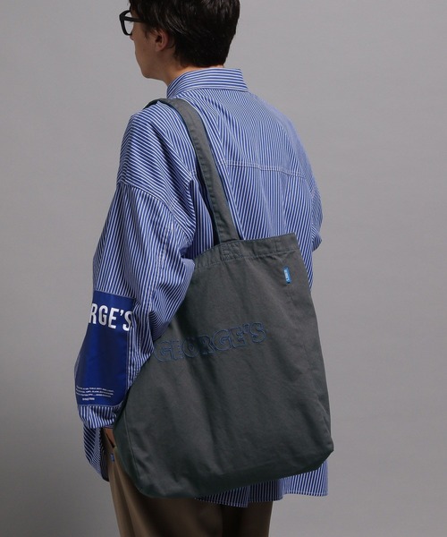 GEORGE'S（ジョージズ）の「【GEORGE'S】ロゴトートBAG（トートバッグ・メンズ・レッド/グリーン/チャコール/ブラウン・FREE）」の10枚目の写真