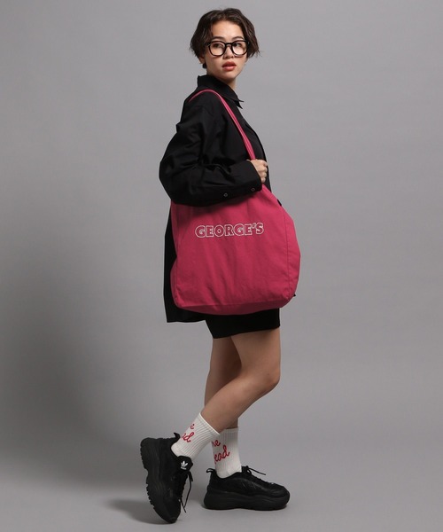 GEORGE'S（ジョージズ）の「【GEORGE'S】ロゴトートBAG（トートバッグ・メンズ・レッド/グリーン/チャコール/ブラウン・FREE）」の13枚目の写真