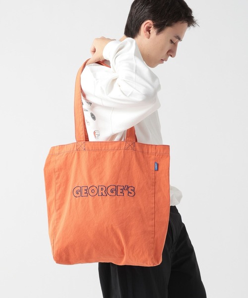 GEORGE'S（ジョージズ）の「【GEORGE'S】ロゴトートBAG（トートバッグ・メンズ・レッド/グリーン/チャコール/ブラウン・FREE）」の16枚目の写真