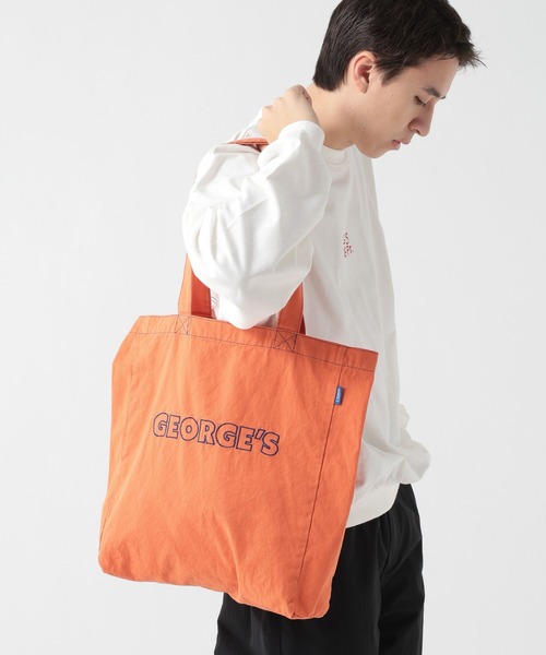 GEORGE'S（ジョージズ）の「【GEORGE'S】ロゴトートBAG（トートバッグ・メンズ・レッド/グリーン/チャコール/ブラウン・FREE）」の17枚目の写真