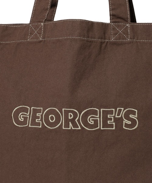 GEORGE'S(ジョージズ)の「【GEORGE'S】ロゴトートBAG(トートバッグ・メンズ・レッド/グリーン/チャコール/ブラウン/オレンジ/ネイビー/キナリ・FREE)」の8枚目の写真