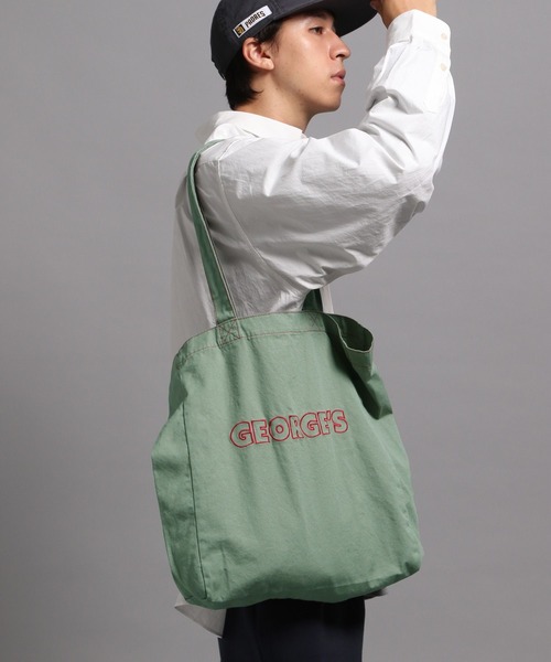 GEORGE'S（ジョージズ）の「【GEORGE'S】ロゴトートBAG（トートバッグ・メンズ・レッド/グリーン/チャコール/ブラウン・FREE）」の22枚目の写真