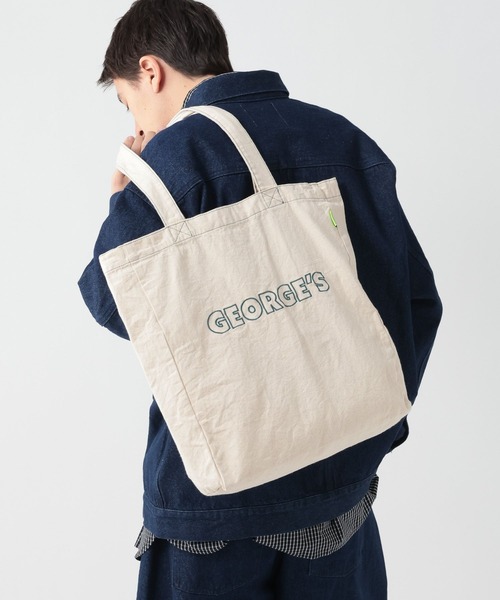 GEORGE'S（ジョージズ）の「【GEORGE'S】ロゴトートBAG（トートバッグ・メンズ・レッド/グリーン/チャコール/ブラウン・FREE）」の8枚目の写真
