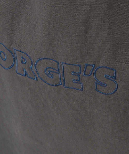 GEORGE'S（ジョージズ）の「【GEORGE'S】ロゴトートBAG（トートバッグ・メンズ・レッド/グリーン/チャコール/ブラウン・FREE）」の5枚目の写真