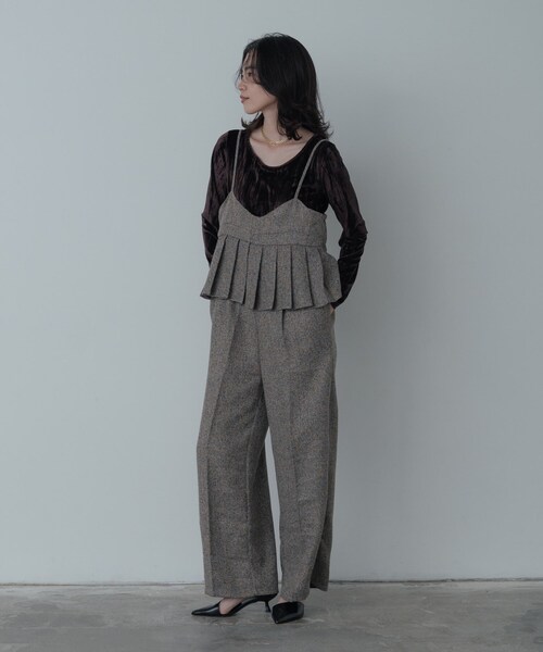 GALLEST(ギャレスト)の「【一部店舗限定】クラッシュベロア2Wayカットソー(Tシャツ/カットソー・レディース・オフホワイト/ブラック/ブラウン系その他・38)」の12枚目の写真