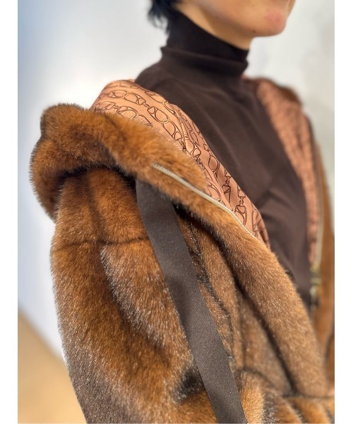 HERNO / エコファーフーデッドブルゾン（ブルゾン）｜HERNO（ヘルノ