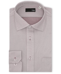 TAKA-Q（タカキュー）の「【ノンアイロン ストレッチ 吸水速乾】タカキュー ワイドカラー ビジネスドレス長袖ニットシャツ（ビジネスシャツ）」