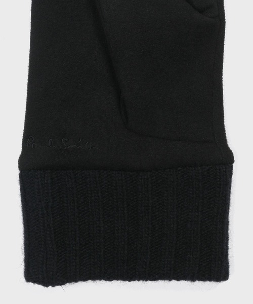 Paul Smith（ポールスミス）の「アーティストストライプリブ グローブ【250754】（手袋・メンズ・ブラック/ネイビー/ベージュ・FREE）」の4枚目の写真