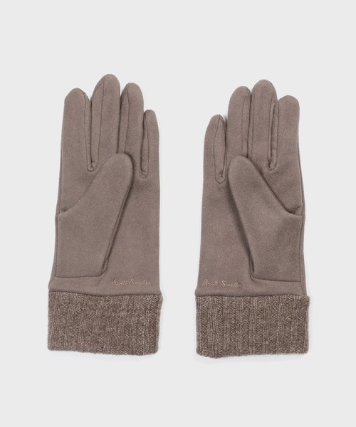 Paul Smith（ポールスミス）の「アーティストストライプリブ グローブ【250754】（手袋・メンズ・ブラック/ネイビー/ベージュ・FREE）」の7枚目の写真