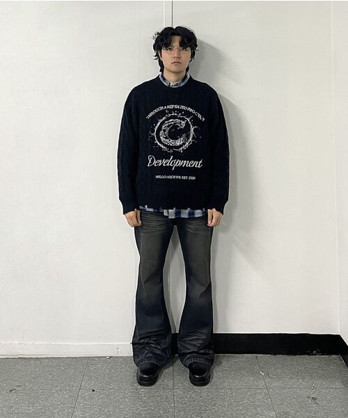 Millo Archive（ミロ アーカイブ）の「オンブレチェックシャツ[ネイビー]（シャツ/ブラウス・メンズ・その他・MEDIUM/LARGE/X-LARGE）」の10枚目の写真