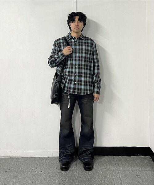 Millo Archive（ミロ アーカイブ）の「オンブレチェックシャツ[ネイビー]（シャツ/ブラウス・メンズ・その他・MEDIUM/LARGE/X-LARGE）」の12枚目の写真