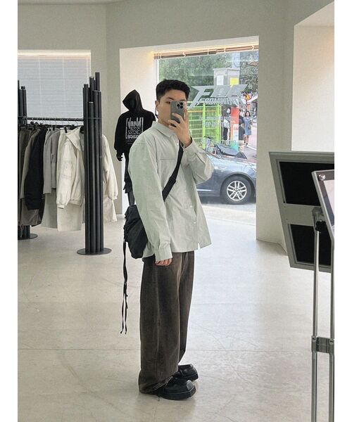 Millo Archive（ミロ アーカイブ）の「オンブレチェックシャツ[ネイビー]（シャツ/ブラウス・メンズ・その他・MEDIUM/LARGE/X-LARGE）」の18枚目の写真