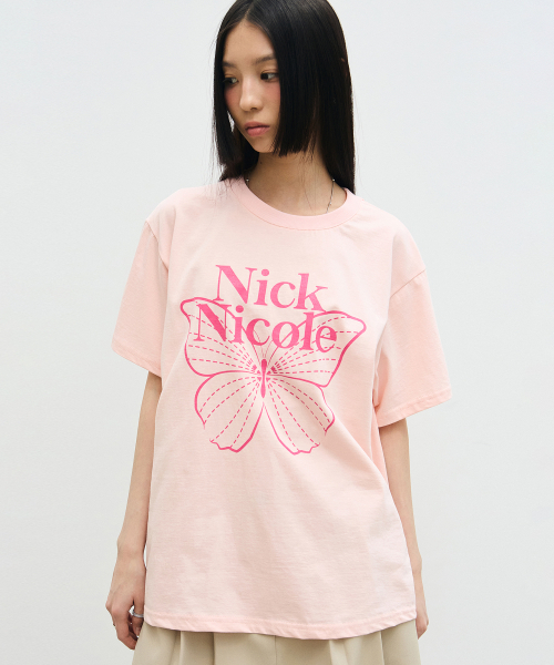 NICK&NICOLE(ニックアンドニコール)の「BIG BUTTERFLY SLEEVE TOP_PINK MAGENTA(Tシャツ/カットソー・レディース・その他・FREE)」の3枚目の写真