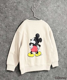 Disney（ディズニー）の「【Disney/ディズニー】MICKEY ミッキーマウス 裏起毛 オーバーサイズ トレーナー（スウェット）」