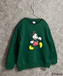 Disney（ディズニー）の「【Disney/ディズニー】MICKEY ミッキーマウス 裏起毛 オーバーサイズ トレーナー（スウェット）」